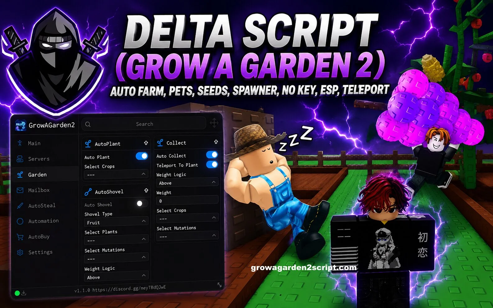 Delta Script Grow a Garden 2 Script