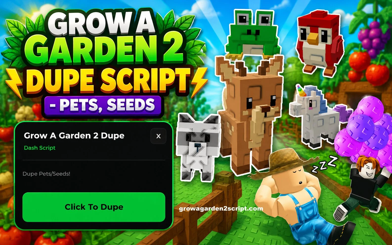 Grow a Garden 2 Dupe Script