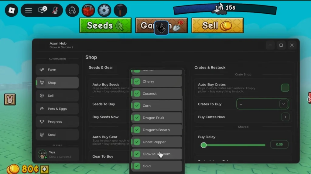Grow a Garden 2 Script