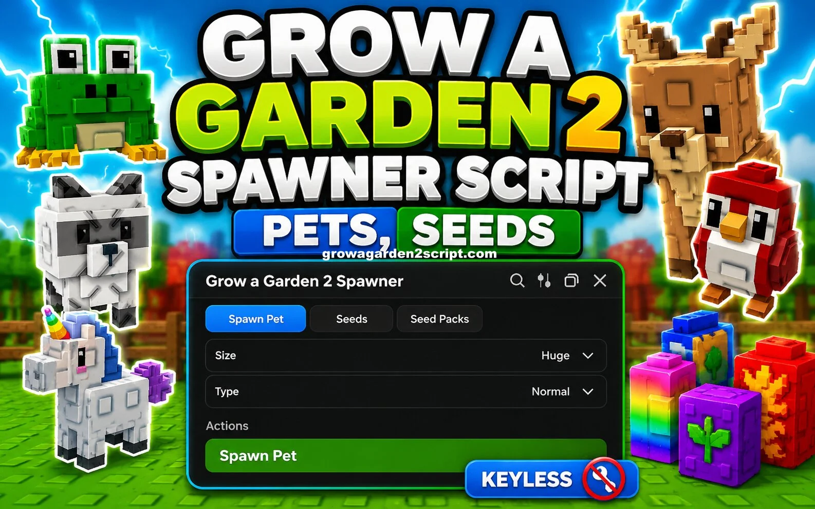 Grow a Garden 2 Spawner Script